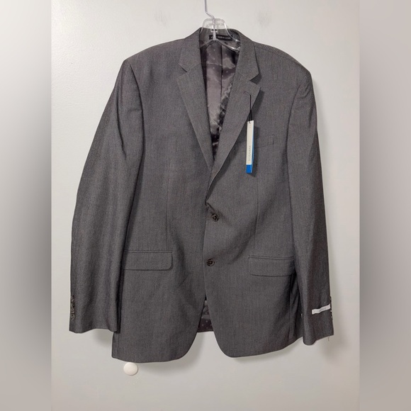 Perry Ellis Other - Perry Ellis Portfolio Vita Grey Herringbone Vita Men’s Jacket NWT MSRP $260 40L